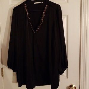 Gorgeous bejeweled blouse 3x